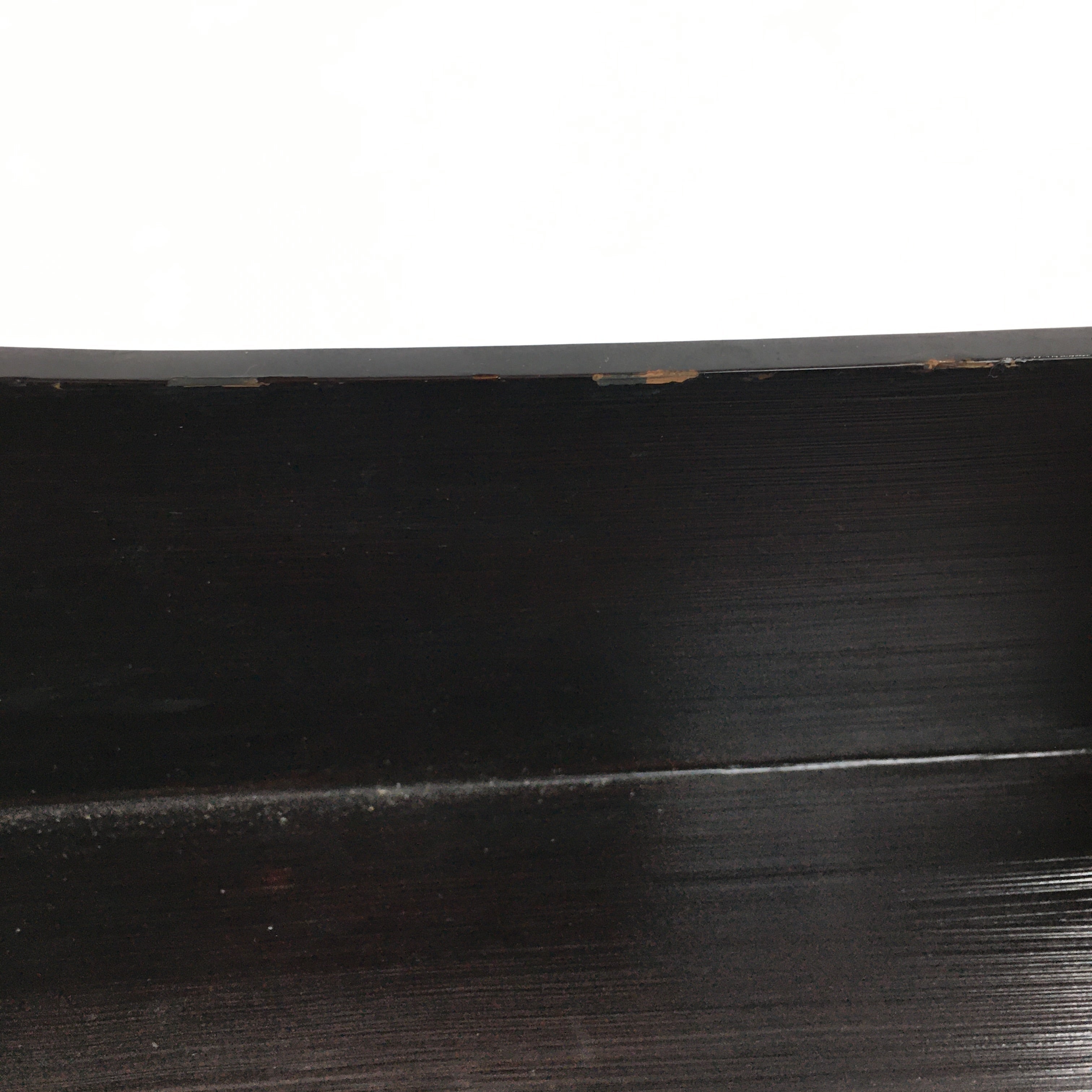 Japanese Wooden Lacquered Box Vtg Nurimono Rectangle Tray Tea Ceremony UR646