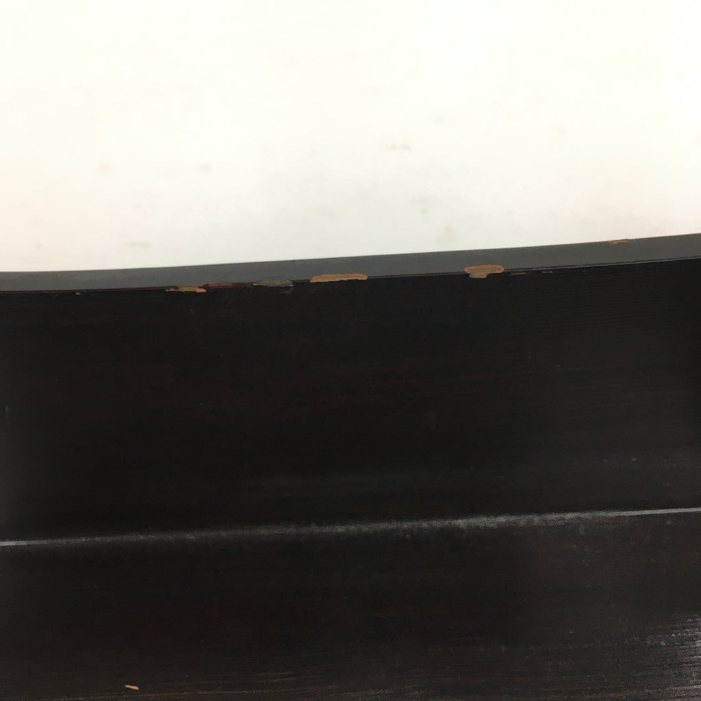 Japanese Wooden Lacquered Box Vtg Nurimono Rectangle Tray Tea Ceremony UR646