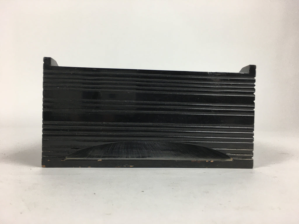 Japanese Wooden Lacquered Box Vtg Nurimono Rectangle Tray Tea Ceremony UR646