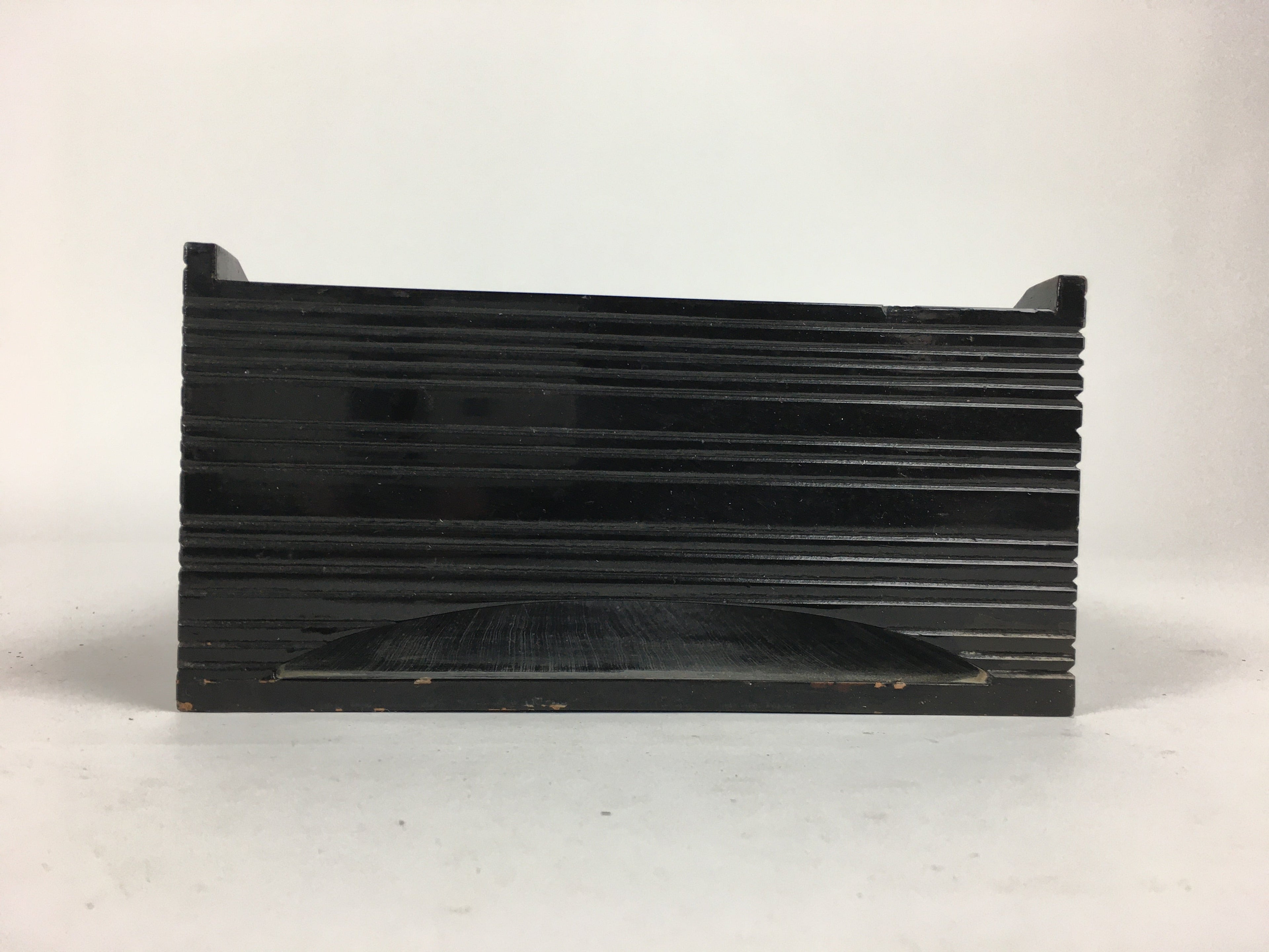 Japanese Wooden Lacquered Box Vtg Nurimono Rectangle Tray Tea Ceremony UR646