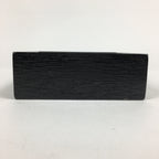 Japanese Wooden Lacquered Box Vtg Square Tray Black Tea Ceremony UR621