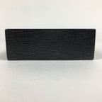 Japanese Wooden Lacquered Box Vtg Square Tray Black Tea Ceremony UR622