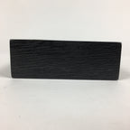 Japanese Wooden Lacquered Box Vtg Square Tray Black Tea Ceremony UR622