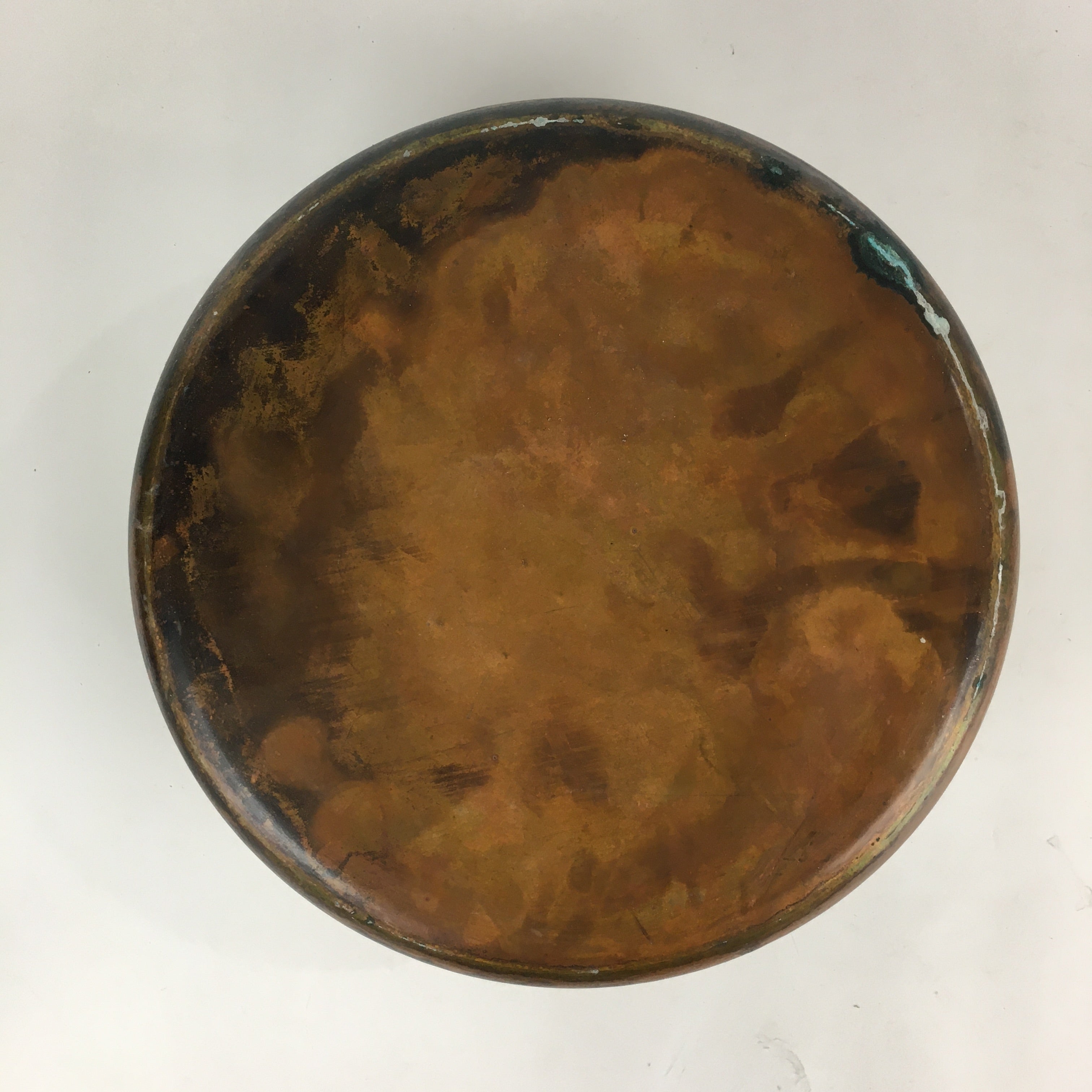 Japanese Wooden Lacquered Brazier Ash Pot Vtg Tea Ceremony Hibachi H44