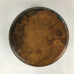 Japanese Wooden Lacquered Brazier Ash Pot Vtg Tea Ceremony Hibachi H44