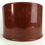 Japanese Wooden Lacquered Brazier Ash Pot Vtg Tea Ceremony Hibachi H44