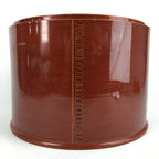 Japanese Wooden Lacquered Brazier Ash Pot Vtg Tea Ceremony Hibachi H44