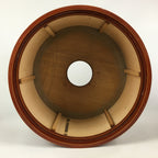 Japanese Wooden Lacquered Brazier Ash Pot Vtg Tea Ceremony Hibachi H44