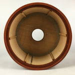 Japanese Wooden Lacquered Brazier Ash Pot Vtg Tea Ceremony Hibachi H44