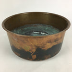 Japanese Wooden Lacquered Brazier Ash Pot Vtg Tea Ceremony Hibachi H44
