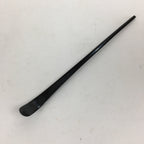Japanese Wooden Lacquered Chashaku Vtg Tea Ceremony Matcha Sado Black TG158