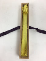 Japanese Wooden Lacquered Chashaku Vtg Tea Ceremony Matcha Sado Black TG158