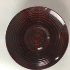 Japanese Wooden Lacquered Drink Saucer 5pc Set Vtg Chataku Coaster UR98