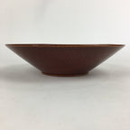 Japanese Wooden Lacquered Large Bowl Vtg Multi Bowl Snack Salad Brown UR609