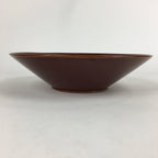 Japanese Wooden Lacquered Large Bowl Vtg Multi Bowl Snack Salad Brown UR609