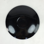 Japanese Wooden Lacquered Plate Vtg Round Red Black 16.3 cm UR696