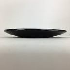 Japanese Wooden Lacquered Plate Vtg Round Red Black 16.3 cm UR697