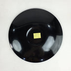 Japanese Wooden Lacquered Plate Vtg Round Red Black 16.3 cm UR699