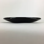 Japanese Wooden Lacquered Plate Vtg Round Red Black 16.3 cm UR701