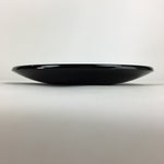 Japanese Wooden Lacquered Plate Vtg Round Red Black 16.3 cm UR701