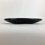 Japanese Wooden Lacquered Plate Vtg Round Red Black 16.3 cm UR701