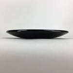 Japanese Wooden Lacquered Plate Vtg Round Red Black 16.3 cm UR701