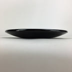 Japanese Wooden Lacquered Plate Vtg Round Red Black 16.3 cm UR701