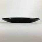 Japanese Wooden Lacquered Plate Vtg Round Red Black 16.3 cm UR702