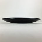 Japanese Wooden Lacquered Plate Vtg Round Red Black 16.3 cm UR702