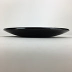 Japanese Wooden Lacquered Plate Vtg Round Red Black Nurimono16.3 cm UR698