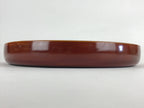 Japanese Wooden Lacquered Serving Tray Vtg Hida Shunkei-nuri Obon Brown UR864