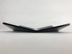 Japanese Wooden Lacquered Serving Tray Vtg Obon Fukiage Black Square UR866