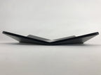 Japanese Wooden Lacquered Serving Tray Vtg Obon Fukiage Black Square UR866