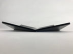 Japanese Wooden Lacquered Serving Tray Vtg Obon Fukiage Black Square UR866