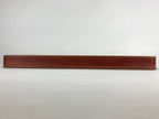 Japanese Wooden Lacquered Serving Tray Vtg Shunkei-nuri Obon Brown UR860