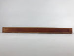 Japanese Wooden Lacquered Serving Tray Vtg Shunkei-nuri Obon Brown UR861