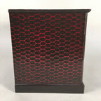 Japanese Wooden Lacquered Sewing Box Vtg Haribako Chest Tansu 3 Drawers T223