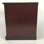 Japanese Wooden Lacquered Sewing Box Vtg Haribako Chest Tansu 3 Drawers T223
