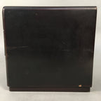Japanese Wooden Lacquered Sewing Box Vtg Haribako Chest Tansu 3 Drawers T227