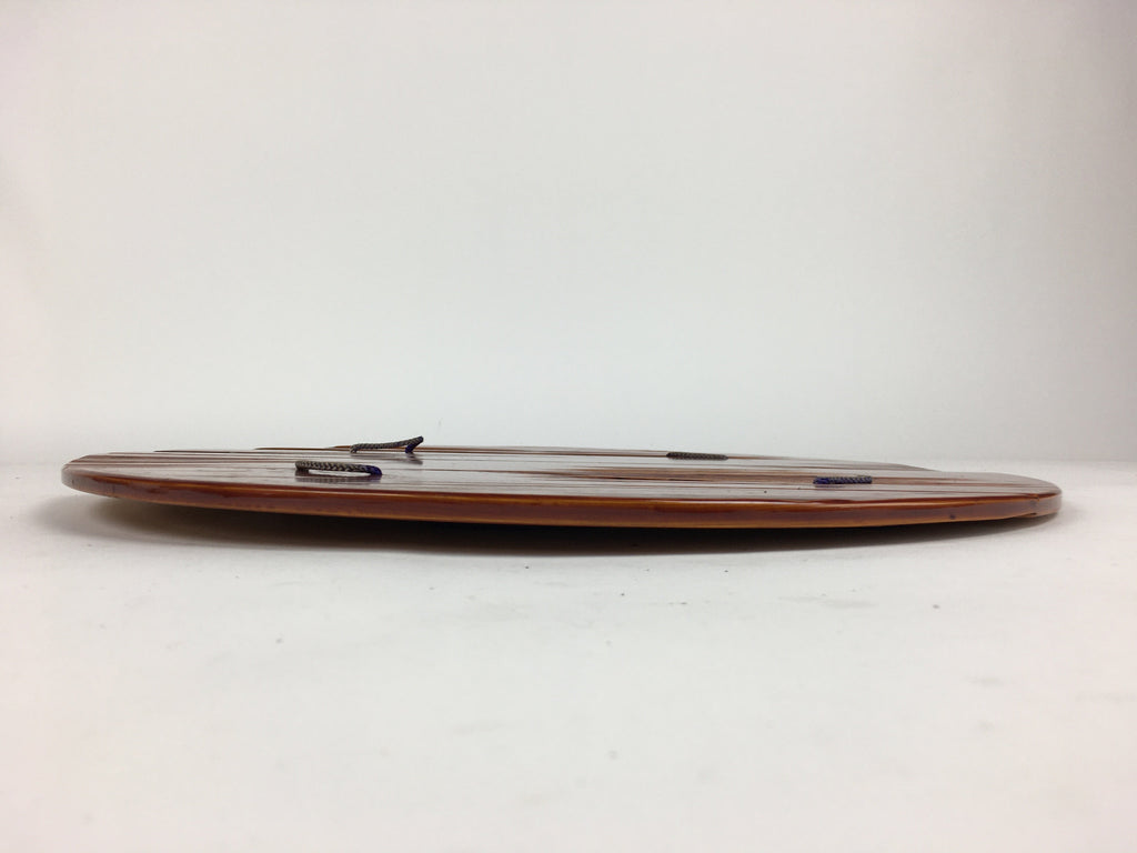 Japanese Wooden Lacquered Shikishi Display Board Vtg Shunkei-Nuri UR643