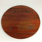Japanese Wooden Lacquered Shikishi Display Board Vtg Shunkei-Nuri UR643