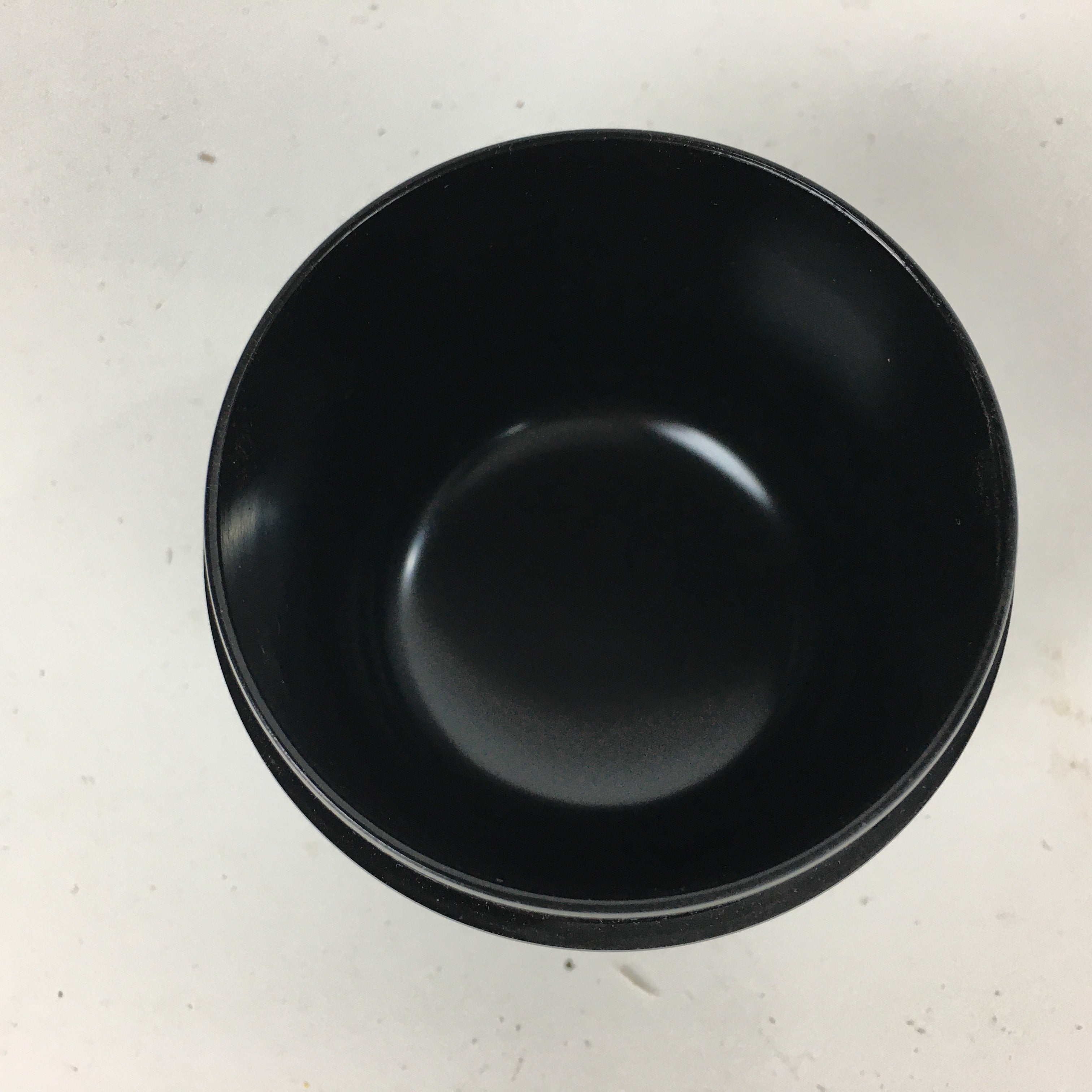 Japanese Wooden Lacquered Tea Caddy Vtg Natsume Sado Ceremony Black NM86