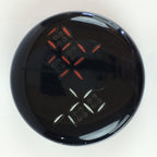 Japanese Wooden Lacquered Tea Caddy Vtg Natsume Sado Ceremony Black NM88