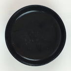 Japanese Wooden Lacquered Tea Caddy Vtg Natsume Sado Ceremony Black NM88