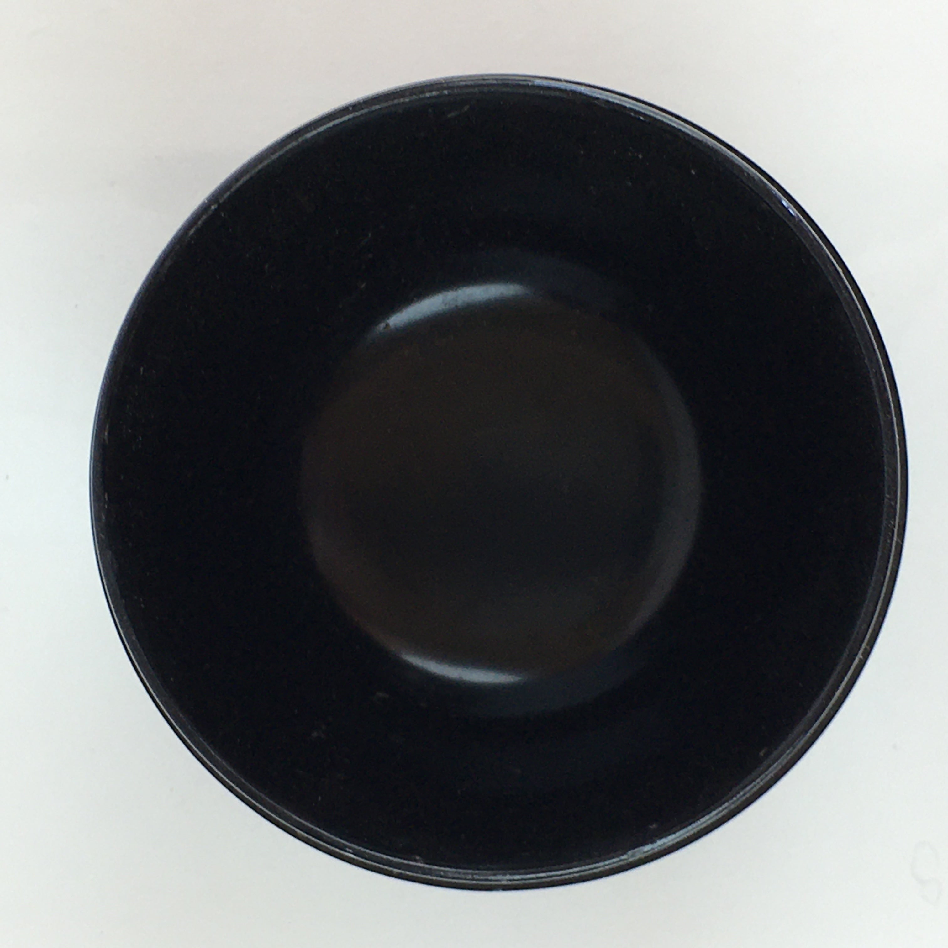 Japanese Wooden Lacquered Tea Caddy Vtg Natsume Sado Ceremony Black NM88