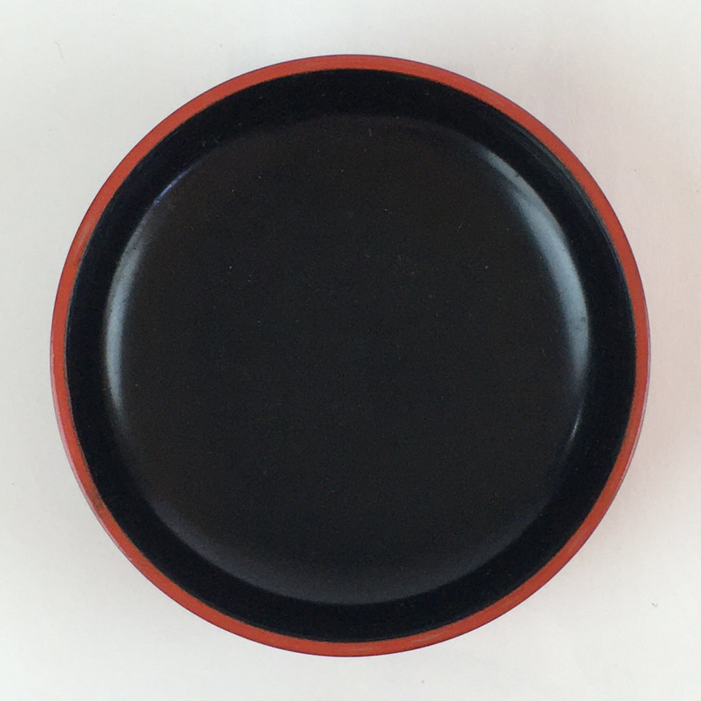 Japanese Wooden Lacquered Tea Caddy Vtg Natsume Sado Ceremony Black NM89
