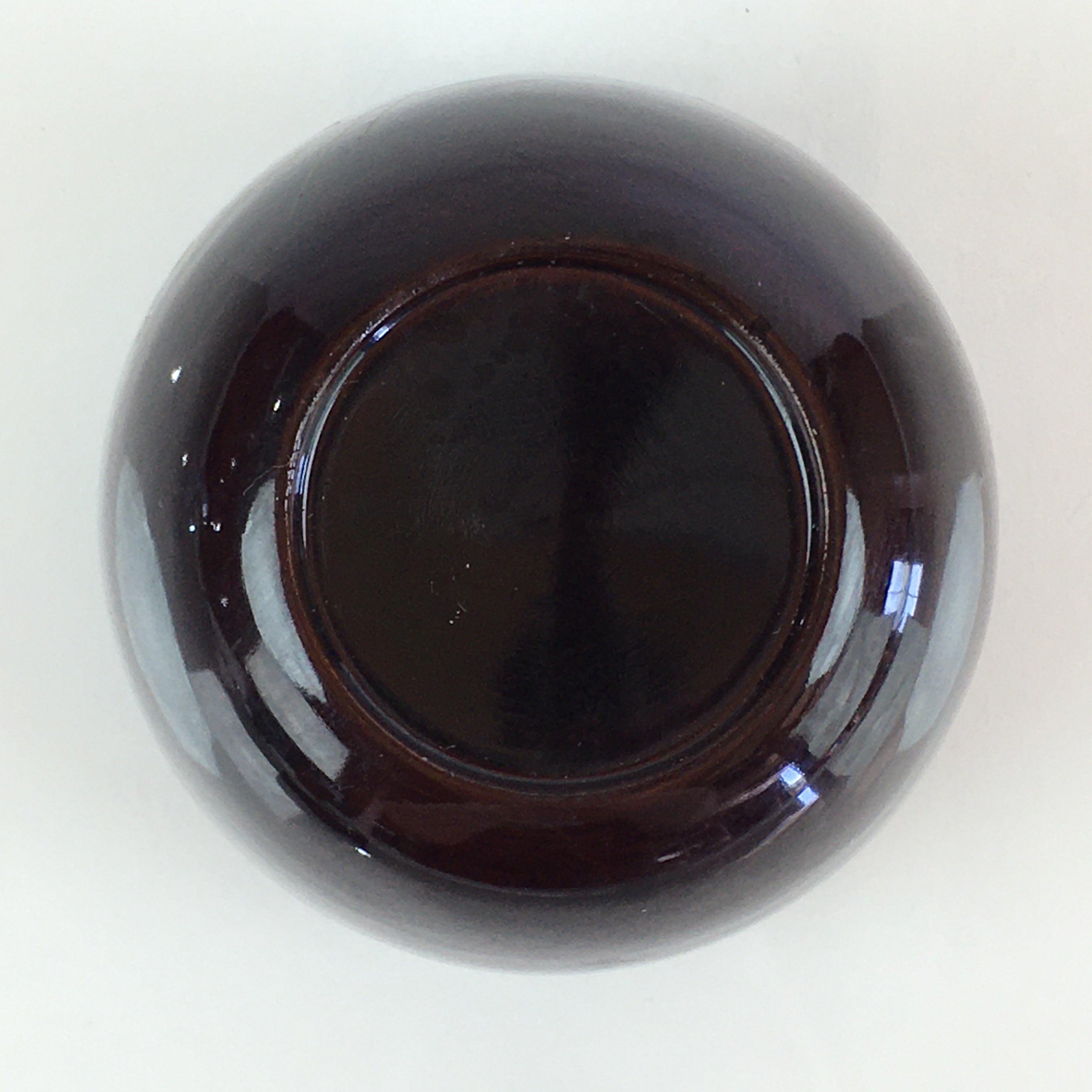 Japanese Wooden Lacquered Tea Caddy Vtg Natsume Sado Ceremony Brown NM87