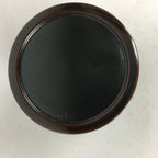 Japanese Wooden Lacquered Tea Caddy Vtg Natsume Sado Ceremony NM80