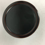 Japanese Wooden Lacquered Tea Caddy Vtg Natsume Sado Ceremony NM80