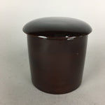 Japanese Wooden Lacquered Tea Caddy Vtg Natsume Sado Ceremony NM80